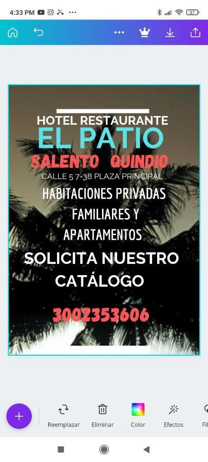 Hospedaje Los Balcones Salento Luaran gambar